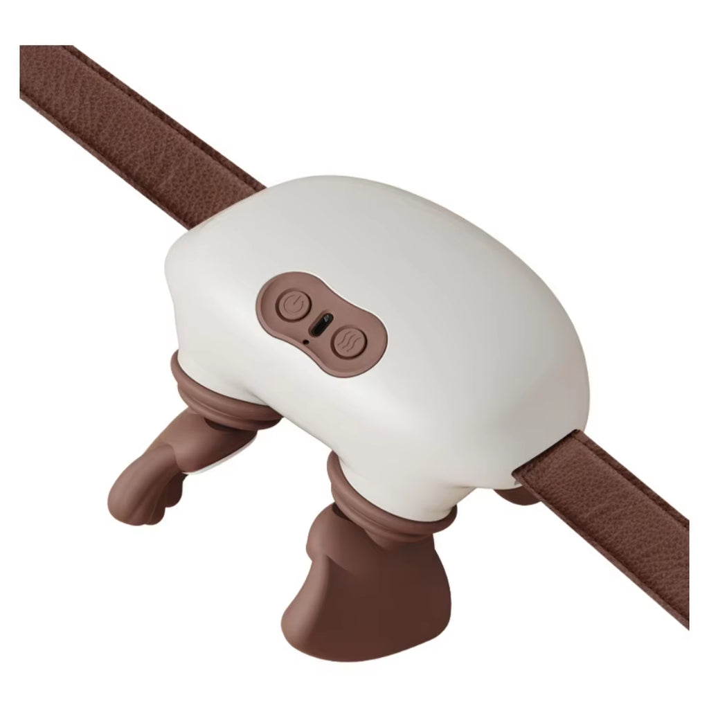 Neck Shoulder Massager Electric Heated Back Massagers Kneading Muscles Massage Pillow for Neck Waist Leg Body Use