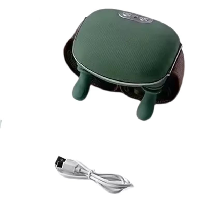 Neck Shoulder Massager Electric Heated Back Massagers Kneading Muscles Massage Pillow for Neck Waist Leg Body Use